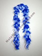 Boas- Blue/White With Matching Tinsel